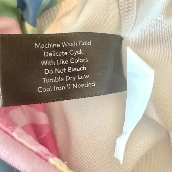 Boston Proper Skirt Skort Womens Sz 6 Pink Floral Lined Mini Retro Tennis Resort - Picture 13 of 16